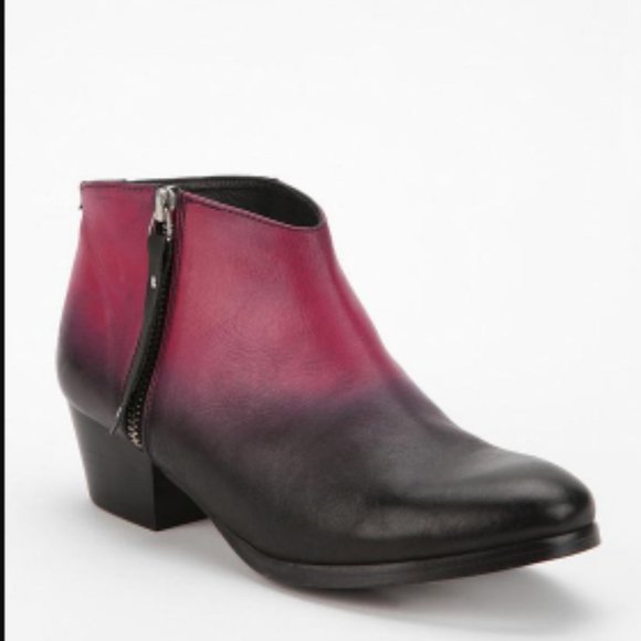 Ankle Boot 100% Leather Low heel Zip Ombre Ankle boot Made in Spain Miista 38/7 - Picture 1 of 8